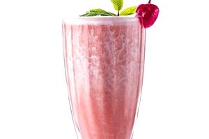 batido de cerezas