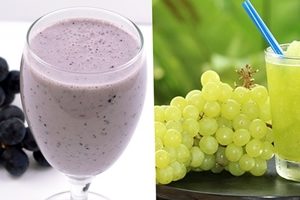 batido de uvas