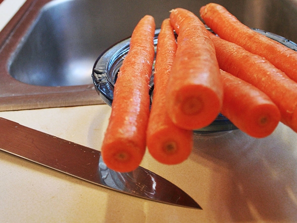 zanahorias limpias
