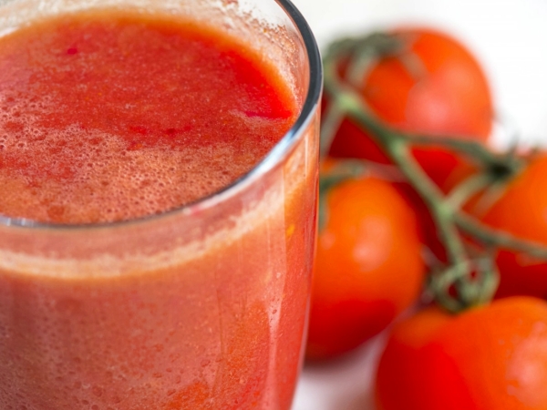 Batido de tomate casero natural