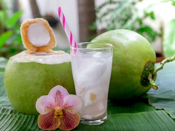 Como hacer Agua de coco fresca