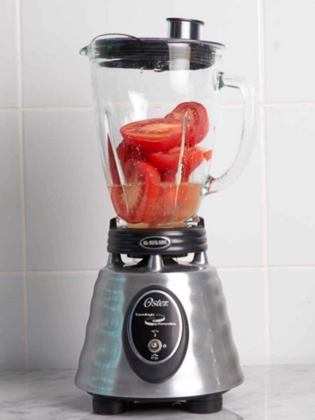 Como hacer zumo o jugo de tomate