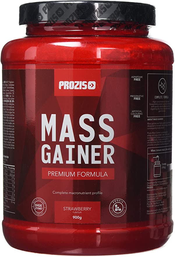 Prozis Mass Gainer, Fresa - 900 g Prozis Mass Gainer, Fresa - 900 g