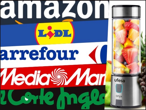 Mejores tiendas donde comprar batidoras portatiles - Amazon, Lidl, Carrefour, Mediamarkt y El Corte Inglés