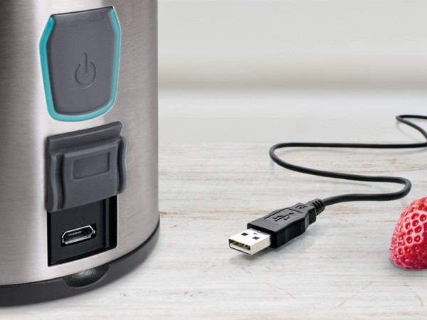 Si es USB : Recargable, fíjate en su autonomía : batería (mAh) o número de usos por carga