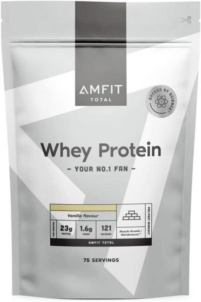 Marca Amazon - Amfit Nutrition Proteína de Suero de Leche en Polvo